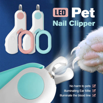 New Year Hot Sale -LED Pet Nail Clipper（BUY 3 FREE SHIPPING）