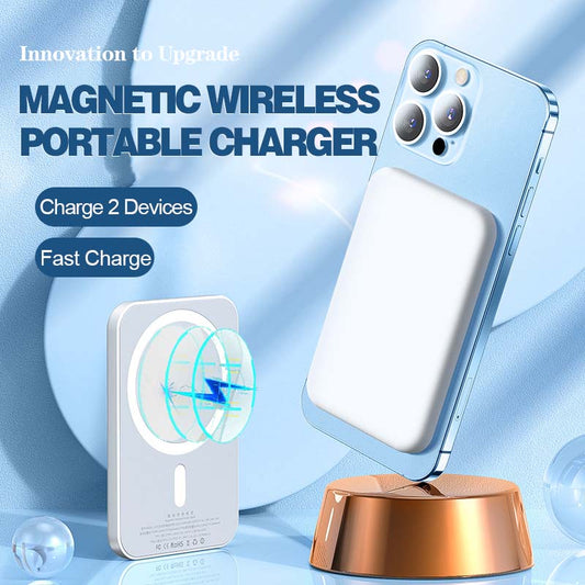 ⚡Portable Wireless Magnetic Power Bank
