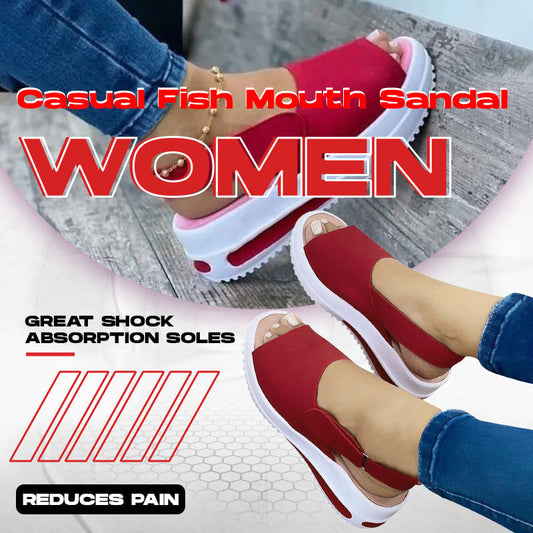 Casual Fish Mouth Sandal Woman