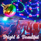 🎅New Year Hot Sale🎄Colorful Rotating Disco Ball Light
