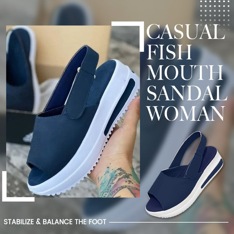 Casual Fish Mouth Sandal Woman-3