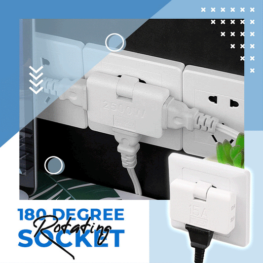 Rotatable Socket Converter One In Three 180 Degree Extension Plug