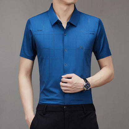 🎅🔥Hot Sale $28.99⛄💥 Men's Ice Silk Business Shirt（50% OFF）