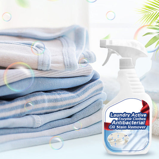 Laundry Active Enzyme Clothes Antibacterial Oil Stain Remover